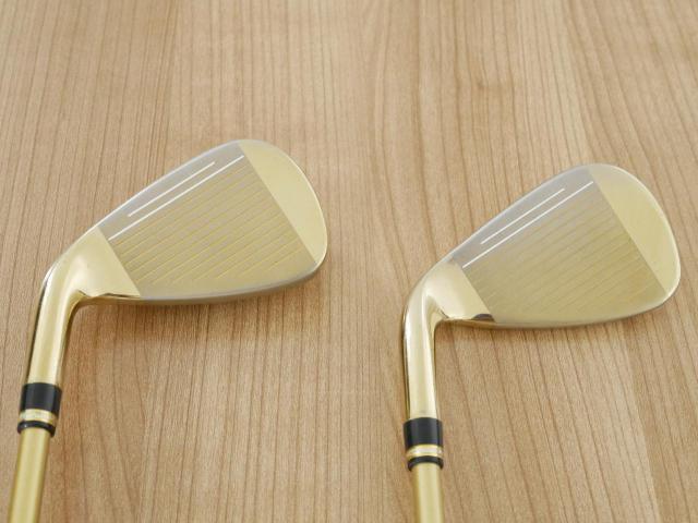 Iron set : Katana : ชุดเหล็ก Katana Voltio NINJA 880Hi Gold (รุ่นท็อปสุด ปี 2018 ตีง่าย ไกล สวยมากๆ) มีเหล็ก 7-Pw,Aw,Sw (6 ชิ้น) ก้านกราไฟต์ Fujikura Speeder 361 Flex R