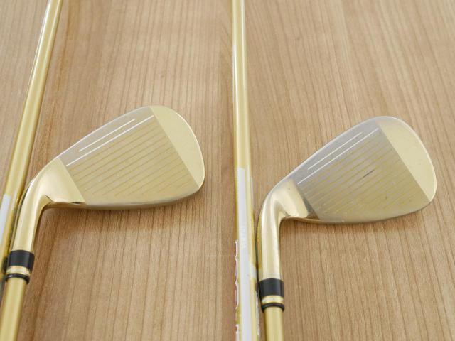 Iron set : Katana : ชุดเหล็ก Katana Voltio NINJA 880Hi Gold (รุ่นท็อปสุด ปี 2018 ตีง่าย ไกล สวยมากๆ) มีเหล็ก 7-Pw,Aw,Sw (6 ชิ้น) ก้านกราไฟต์ Fujikura Speeder 361 Flex R