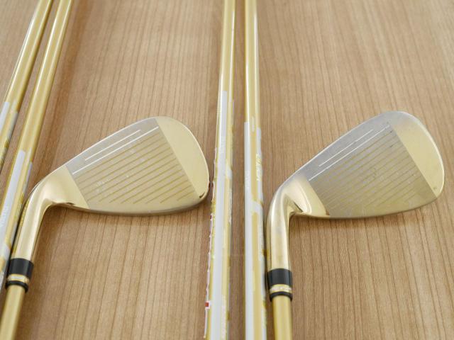 Iron set : Katana : ชุดเหล็ก Katana Voltio NINJA 880Hi Gold (รุ่นท็อปสุด ปี 2018 ตีง่าย ไกล สวยมากๆ) มีเหล็ก 7-Pw,Aw,Sw (6 ชิ้น) ก้านกราไฟต์ Fujikura Speeder 361 Flex R