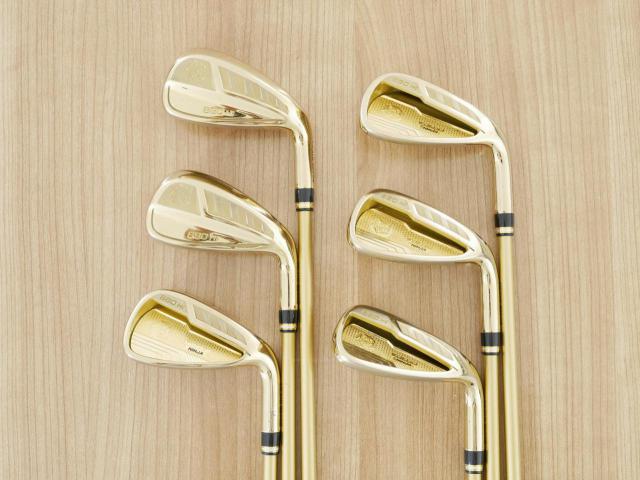 Iron set : Katana : ชุดเหล็ก Katana Voltio NINJA 880Hi Gold (รุ่นท็อปสุด ปี 2018 ตีง่าย ไกล สวยมากๆ) มีเหล็ก 7-Pw,Aw,Sw (6 ชิ้น) ก้านกราไฟต์ Fujikura Speeder 361 Flex R