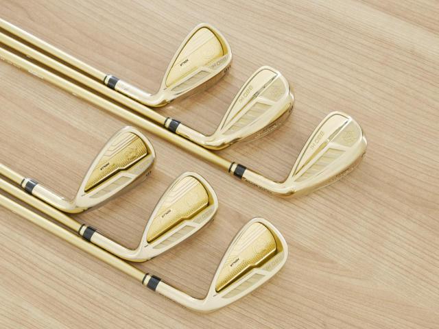 Iron set : Katana : ชุดเหล็ก Katana Voltio NINJA 880Hi Gold (รุ่นท็อปสุด ปี 2018 ตีง่าย ไกล สวยมากๆ) มีเหล็ก 7-Pw,Aw,Sw (6 ชิ้น) ก้านกราไฟต์ Fujikura Speeder 361 Flex R