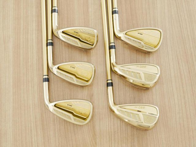 Iron set : Katana : ชุดเหล็ก Katana Voltio NINJA 880Hi Gold (รุ่นท็อปสุด ปี 2018 ตีง่าย ไกล สวยมากๆ) มีเหล็ก 7-Pw,Aw,Sw (6 ชิ้น) ก้านกราไฟต์ Fujikura Speeder 361 Flex R