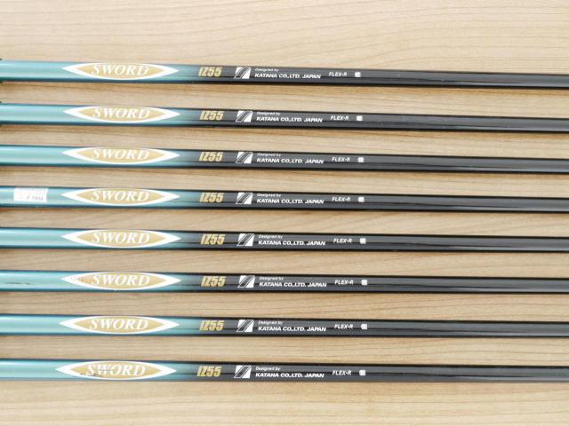 Iron set : Katana : ชุดเหล็ก Katana Sword Sniper i II (หน้าเด้ง) มีเหล็ก 5-Pw,Aw,Sw (8 ชิ้น) ก้านกราไฟต์ Flex R