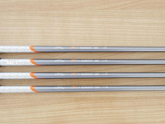 Iron set : Callaway : ชุดเหล็ก Callaway FT i-brid มีเหล็ก 7-Pw (4 ชิ้น) ก้านกราไฟต์ Flex R