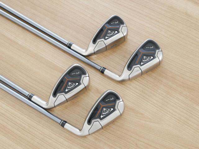 Iron set : Callaway : ชุดเหล็ก Callaway FT i-brid มีเหล็ก 7-Pw (4 ชิ้น) ก้านกราไฟต์ Flex R