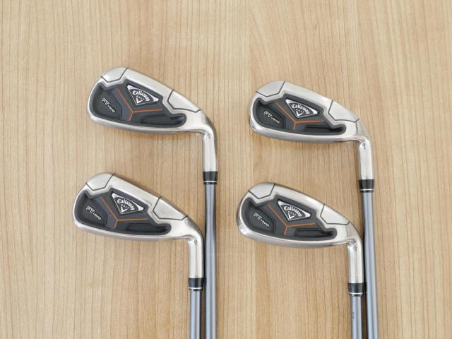 Iron set : Callaway : ชุดเหล็ก Callaway FT i-brid มีเหล็ก 7-Pw (4 ชิ้น) ก้านกราไฟต์ Flex R