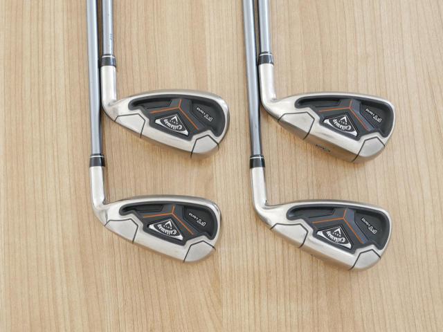 Iron set : Callaway : ชุดเหล็ก Callaway FT i-brid มีเหล็ก 7-Pw (4 ชิ้น) ก้านกราไฟต์ Flex R