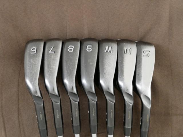 Iron set : Ping : ชุดเหล็ก Ping G710 (ปี 2021 Japan Spec. ใบใหญ่ ง่ายที่สุด ไกลที่สุดของ Ping) มีเหล็ก 6-Pw,Aw,Sw (7 ชิ้น)  ก้านเหล็ก NS Pro 950 NEO Flex R
