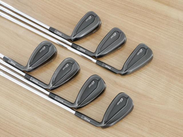 Iron set : Ping : ชุดเหล็ก Ping G710 (ปี 2021 Japan Spec. ใบใหญ่ ง่ายที่สุด ไกลที่สุดของ Ping) มีเหล็ก 6-Pw,Aw,Sw (7 ชิ้น)  ก้านเหล็ก NS Pro 950 NEO Flex R