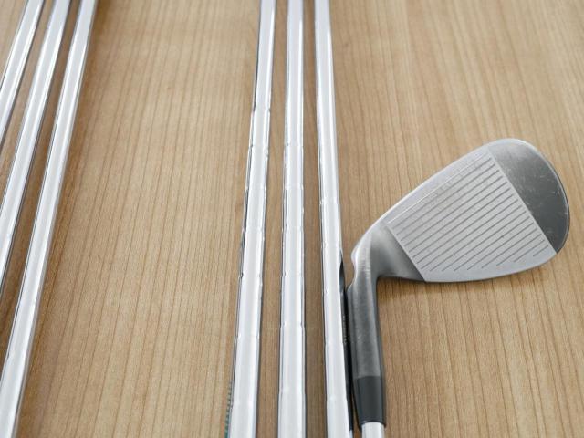 Iron set : Ping : ชุดเหล็ก Ping G710 (ปี 2021 Japan Spec. ใบใหญ่ ง่ายที่สุด ไกลที่สุดของ Ping) มีเหล็ก 6-Pw,Aw,Sw (7 ชิ้น)  ก้านเหล็ก NS Pro 950 NEO Flex R