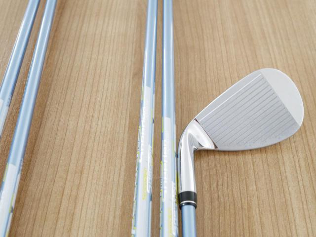 Lady club : All : Bridgestone JGR Hybrid Forged Iron มีเหล็ก 7-Pw,Sw (5 ชิ้น เหล็ก 7 ตีไกลเกินเหล็ก 6 รุ่นอื่น) ก้านกราไฟต์ Fujikura Air Speeder Flex L