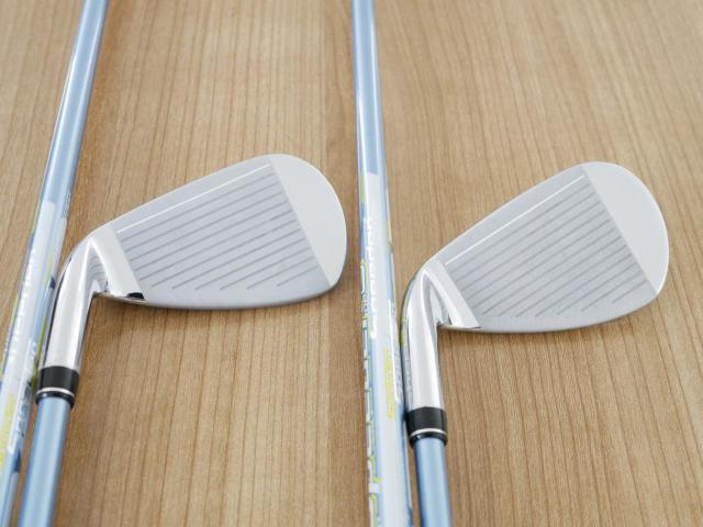 Lady club : All : Bridgestone JGR Hybrid Forged Iron มีเหล็ก 7-Pw,Sw (5 ชิ้น เหล็ก 7 ตีไกลเกินเหล็ก 6 รุ่นอื่น) ก้านกราไฟต์ Fujikura Air Speeder Flex L