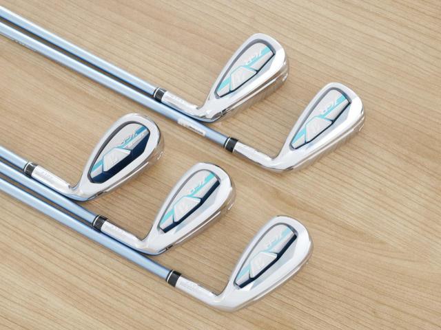 Lady club : All : Bridgestone JGR Hybrid Forged Iron มีเหล็ก 7-Pw,Sw (5 ชิ้น เหล็ก 7 ตีไกลเกินเหล็ก 6 รุ่นอื่น) ก้านกราไฟต์ Fujikura Air Speeder Flex L