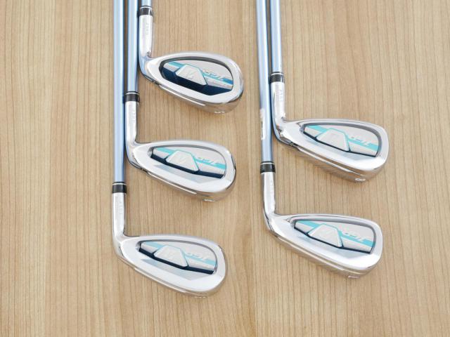 Lady club : All : Bridgestone JGR Hybrid Forged Iron มีเหล็ก 7-Pw,Sw (5 ชิ้น เหล็ก 7 ตีไกลเกินเหล็ก 6 รุ่นอื่น) ก้านกราไฟต์ Fujikura Air Speeder Flex L