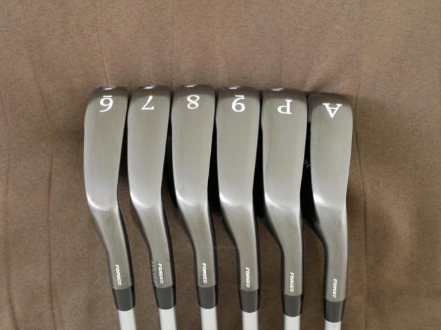 Iron set : Epon : ชุดเหล็ก EPON EF-02I Forged (ออกปี 2022 ใบใหญ่ ตีง่าย ไกล) มีเหล็ก 6-Pw,Aw (6 ชิ้น) ก้านกราไฟต์ Fujikura MCI 60 Flex R