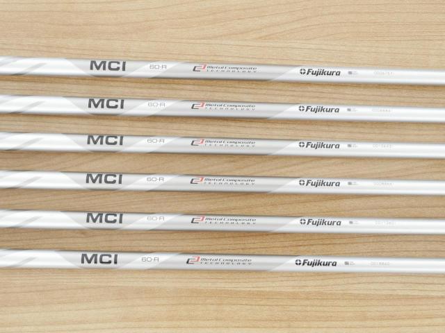 Iron set : Epon : ชุดเหล็ก EPON EF-02I Forged (ออกปี 2022 ใบใหญ่ ตีง่าย ไกล) มีเหล็ก 6-Pw,Aw (6 ชิ้น) ก้านกราไฟต์ Fujikura MCI 60 Flex R