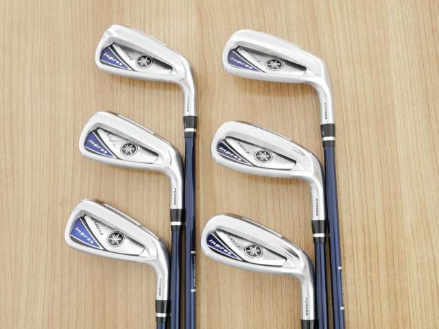 Iron set : Yamaha : ชุดเหล็ก Yamaha Inpres UD+2 (ออกปี 2019 ตีไกลที่สุด ไกลกว่าเหล็กทั่วไป 2 เบอร์ หน้าเด้ง COR 0.822) มีเหล็ก 7-Pw,Aw,As (6 ชิ้น) ก้านกราไฟต์ Flex R