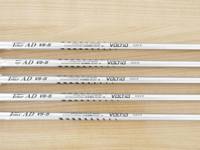 Iron set : Katana : ชุดเหล็กกระเทย Katana Voltio III G Series Hi (ตีง่าย ไกลมาก) มีเหล็ก 7-Pw,Aw (5 ชิ้น ระยะเทียบเท่า เหล็ก 6-Pw) ก้าน Tour AD VS-5 Flex R