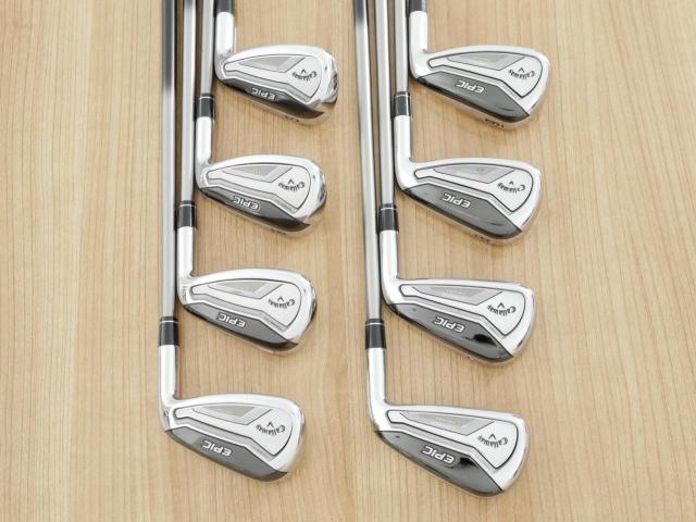 Iron set : Callaway : ชุดเหล็ก Callaway EPIC Forged Star (รุ่นท้อปสุด ปี 2020 ตีไกลกว่าปกติ 2 เบอร์) มีเหล็ก 6-Pw,Aw,Gw,Sw (8 ชิ้น) ก้านกราไฟต์ Fujikura Speeder Evolution Flex SR