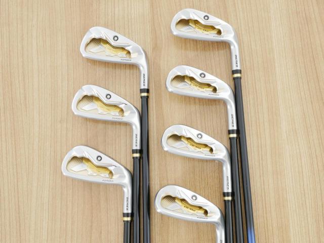 Iron set : Honma : ชุดเหล็ก Honma Beres IS-02 (หน้าเด้ง Forged) มีเหล็ก 6-11,Aw (7 ชิ้น เทียบเท่า 5-Pw,Aw) ก้าน ARMRQ 6 (54) Flex R (2 ดาว)