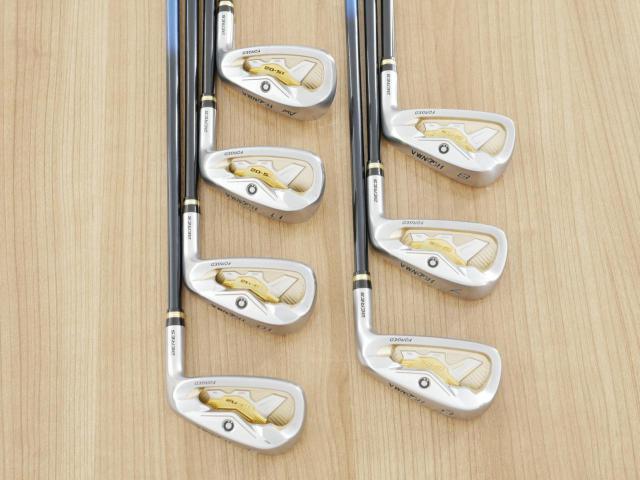 Iron set : Honma : ชุดเหล็ก Honma Beres IS-02 (หน้าเด้ง Forged) มีเหล็ก 6-11,Aw (7 ชิ้น เทียบเท่า 5-Pw,Aw) ก้าน ARMRQ 6 (54) Flex R (2 ดาว)