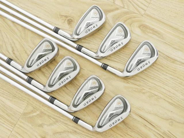 Iron set : Katana : ชุดเหล็ก Katana Sword ATC-55 (หน้าเด้ง ตีง่าย ไกล) มีเหล็ก 6-Pw,Aw,Sw (7 ชิ้น) ก้านกราไฟต์ Fujikura Speeder Five Flex SR