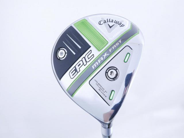Lady club : All : หัวไม้ 3 Callaway EPIC MAX FAST (รุ่นปี 2021) Loft 15 ก้าน Mitsubishi ELDIO 40 Flex L