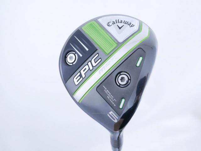 Fairway Wood : callaway : หัวไม้ 5 Callaway EPIC MAX (รุ่นปี 2021) Loft 18 ก้าน Mitsubishi Diamana 40 Flex SR