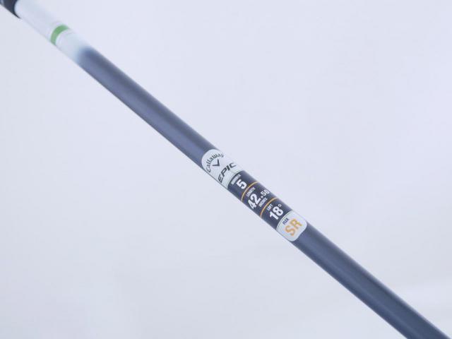 Fairway Wood : callaway : หัวไม้ 5 Callaway EPIC MAX (รุ่นปี 2021) Loft 18 ก้าน Mitsubishi Diamana 40 Flex SR