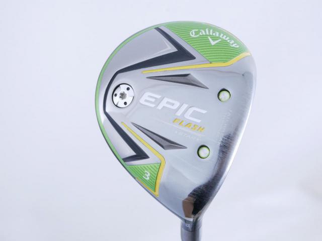 Fairway Wood : callaway : หัวไม้ 3 Callaway Epic Flash Star (รุ่นปี 2019) Loft 15 ก้าน Fujikura Speeder Evolution Flex SR