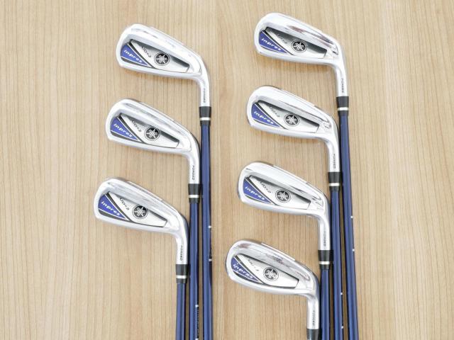 Iron set : Yamaha : ชุดเหล็ก Yamaha Inpres UD+2 (ออกปี 2019 ตีไกลที่สุด ไกลกว่าเหล็กทั่วไป 2 เบอร์ หน้าเด้ง COR 0.822) มีเหล็ก 5-Pw,Aw (7 ชิ้น) ก้านกราไฟต์ Flex SR