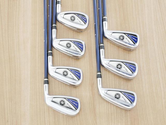 Iron set : Yamaha : ชุดเหล็ก Yamaha Inpres UD+2 (ออกปี 2019 ตีไกลที่สุด ไกลกว่าเหล็กทั่วไป 2 เบอร์ หน้าเด้ง COR 0.822) มีเหล็ก 5-Pw,Aw (7 ชิ้น) ก้านกราไฟต์ Flex SR