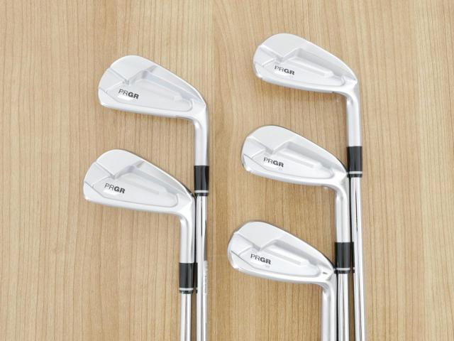 Iron set : PRGR : ชุดเหล็ก PRGR 01 Forged (ปี 2024 นุ่มมากๆ) มีเหล็ก 6-Pw (5 ชิ้น) ก้านเหล็ก NS Pro 095 Flex S