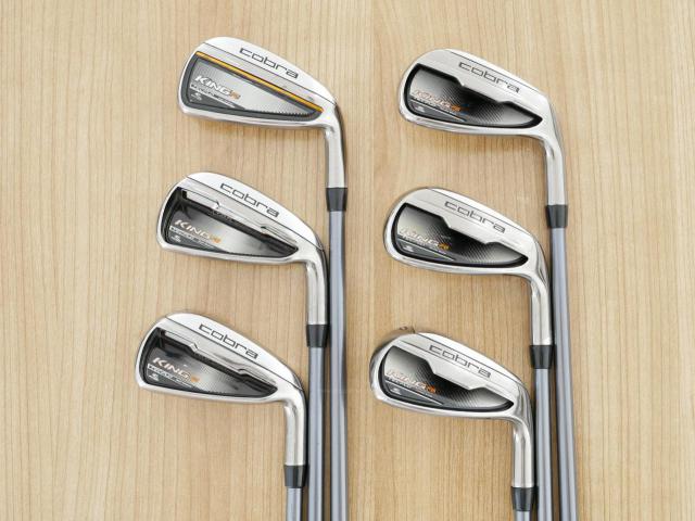 Iron set : Other Brand : ชุดเหล็ก Cobra King F6 มีเหล็ก 5-Pw (6 ชิ้น) ก้านกราไฟต์ Flex S