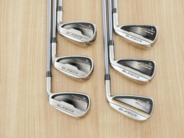 Iron set : Other Brand : ชุดเหล็ก Cobra King F6 มีเหล็ก 5-Pw (6 ชิ้น) ก้านกราไฟต์ Flex S