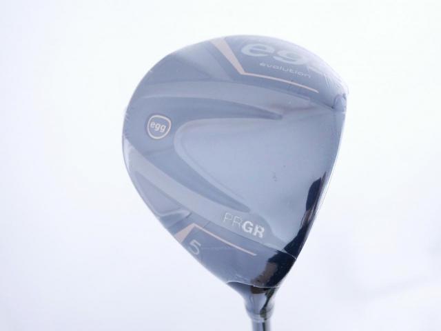 Fairway Wood : PRGR : **ของใหม่ ยังไม่แกะพลาสติก** หัวไม้ 5 PRGR Super EGG Evolution (รุ่นล่าสุด ออกปี 2024 หน้าเด้งเกินกฏ ตีไกลมาก) Loft 19 Flex R (M-37)