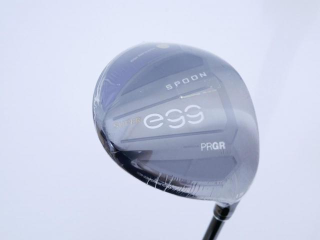 Fairway Wood : PRGR : **ของใหม่ ยังไม่แกะพลาสติก** หัวไม้ 3 PRGR Super Egg (รุ่นปี 2021 หน้าเด้งเกินกฏ COR 0.84 หายากมาก) Loft 15 ก้าน M-40 Flex SR