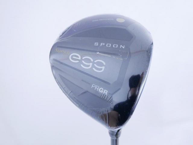 Fairway Wood : PRGR : **ของใหม่ ยังไม่แกะพลาสติก** หัวไม้ 3 PRGR Super Egg (รุ่นปี 2021 หน้าเด้งเกินกฏ COR 0.84 หายากมาก) Loft 15 ก้าน M-40 Flex SR