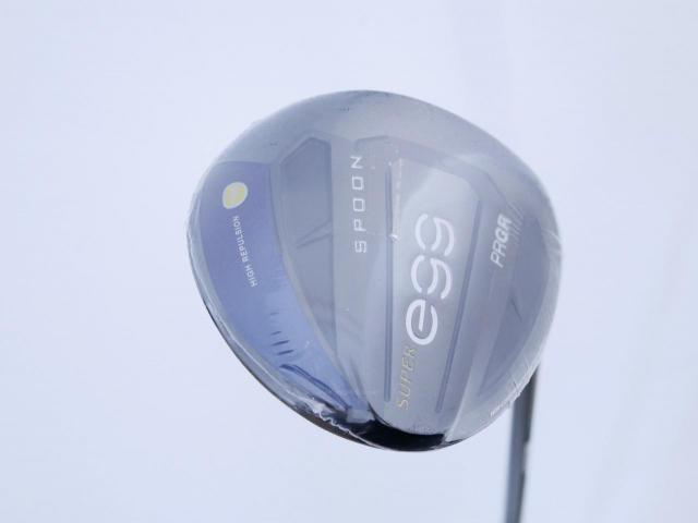 Fairway Wood : PRGR : **ของใหม่ ยังไม่แกะพลาสติก** หัวไม้ 3 PRGR Super Egg (รุ่นปี 2021 หน้าเด้งเกินกฏ COR 0.84 หายากมาก) Loft 15 ก้าน M-40 Flex SR