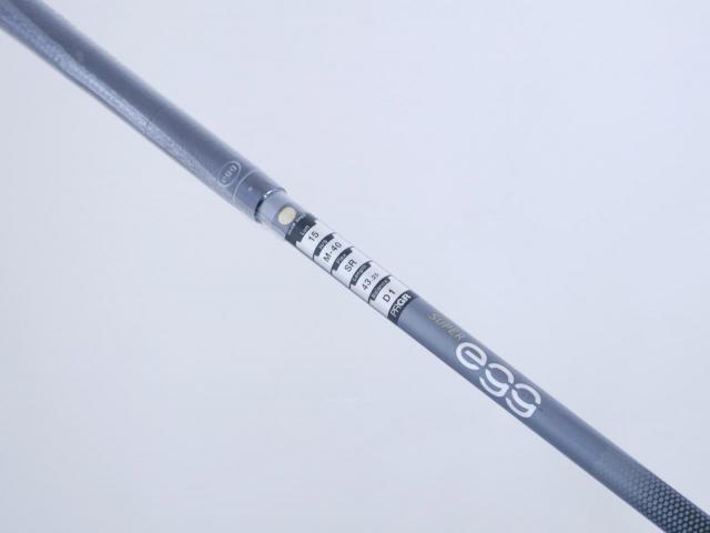 Fairway Wood : PRGR : **ของใหม่ ยังไม่แกะพลาสติก** หัวไม้ 3 PRGR Super Egg (รุ่นปี 2021 หน้าเด้งเกินกฏ COR 0.84 หายากมาก) Loft 15 ก้าน M-40 Flex SR