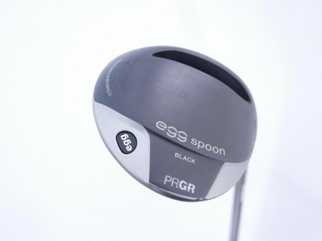 Fairway Wood : PRGR : หัวไม้ 3 PRGR Egg Spoon BLACK (ปี 2022) Loft 15 ก้าน Mitsubishi Diamana Flex S