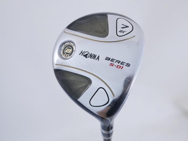 Fairway Wood : Honma : **ก้านสั้น ก้าน 3 ดาว** หัวไม้ 7 Honma Beres S-01 Loft 21 ก้าน ARMRQ 6 (49) FLex R (3 ดาว)