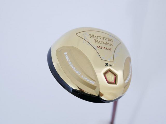 Fairway Wood : Other Brand : หัวไม้ 3 Mutsumi Honma MH488F (หน้า Maraging) Loft 15 Flex R