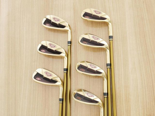 Iron set : Tsuruya : ชุดเหล็ก Tsuruya AXEL Gold Premium II (รุ่นปี 2017 ของใหม่ 6 หมื่นกว่าบาท หน้าเด้งสุดๆ ไกลสุดๆๆ) มีเหล็ก 7-Pw,Aw,As,Sw (7 ชิ้น ครบเซ็ต) ก้านกราไฟต์ Flex R