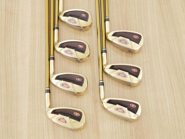 Iron set : Tsuruya : ชุดเหล็ก Tsuruya AXEL Gold Premium II (รุ่นปี 2017 ของใหม่ 6 หมื่นกว่าบาท หน้าเด้งสุดๆ ไกลสุดๆๆ) มีเหล็ก 7-Pw,Aw,As,Sw (7 ชิ้น ครบเซ็ต) ก้านกราไฟต์ Flex R