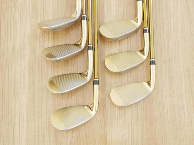 Iron set : Tsuruya : ชุดเหล็ก Tsuruya AXEL Gold Premium II (รุ่นปี 2017 ของใหม่ 6 หมื่นกว่าบาท หน้าเด้งสุดๆ ไกลสุดๆๆ) มีเหล็ก 7-Pw,Aw,As,Sw (7 ชิ้น ครบเซ็ต) ก้านกราไฟต์ Flex R