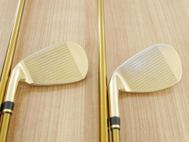 Iron set : Tsuruya : ชุดเหล็ก Tsuruya AXEL Gold Premium II (รุ่นปี 2017 ของใหม่ 6 หมื่นกว่าบาท หน้าเด้งสุดๆ ไกลสุดๆๆ) มีเหล็ก 7-Pw,Aw,As,Sw (7 ชิ้น ครบเซ็ต) ก้านกราไฟต์ Flex R