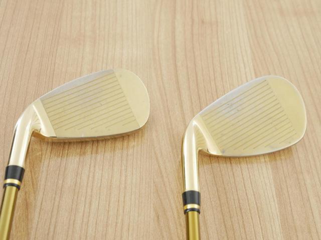 Iron set : Tsuruya : ชุดเหล็ก Tsuruya AXEL Gold Premium II (รุ่นปี 2017 ของใหม่ 6 หมื่นกว่าบาท หน้าเด้งสุดๆ ไกลสุดๆๆ) มีเหล็ก 7-Pw,Aw,As,Sw (7 ชิ้น ครบเซ็ต) ก้านกราไฟต์ Flex R