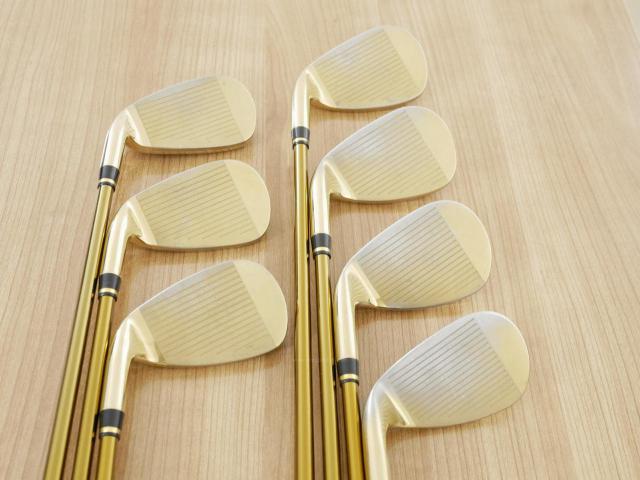 Iron set : Tsuruya : ชุดเหล็ก Tsuruya AXEL Gold Premium II (รุ่นปี 2017 ของใหม่ 6 หมื่นกว่าบาท หน้าเด้งสุดๆ ไกลสุดๆๆ) มีเหล็ก 7-Pw,Aw,As,Sw (7 ชิ้น ครบเซ็ต) ก้านกราไฟต์ Flex R