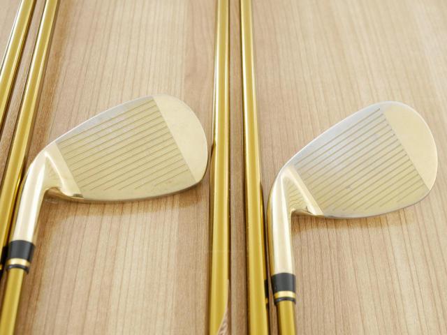 Iron set : Tsuruya : ชุดเหล็ก Tsuruya AXEL Gold Premium II (รุ่นปี 2017 ของใหม่ 6 หมื่นกว่าบาท หน้าเด้งสุดๆ ไกลสุดๆๆ) มีเหล็ก 7-Pw,Aw,As,Sw (7 ชิ้น ครบเซ็ต) ก้านกราไฟต์ Flex R